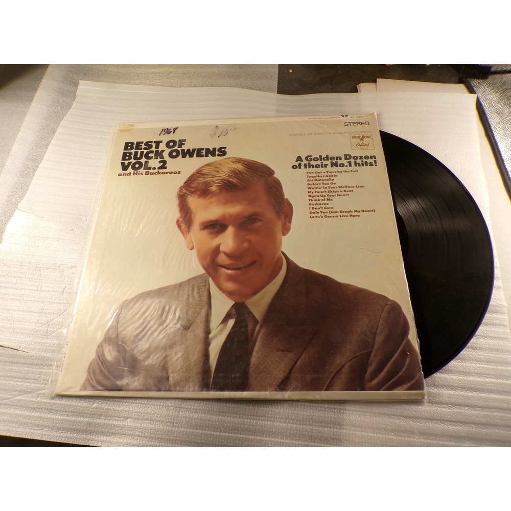 Buck Owens and His Buckaroos Best of Vol 2 Vinyl LP ST 2897 Capitol 1968